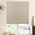 Cordless Roman Shades No Tools No Drill Blackout 31in x 60in - Beige