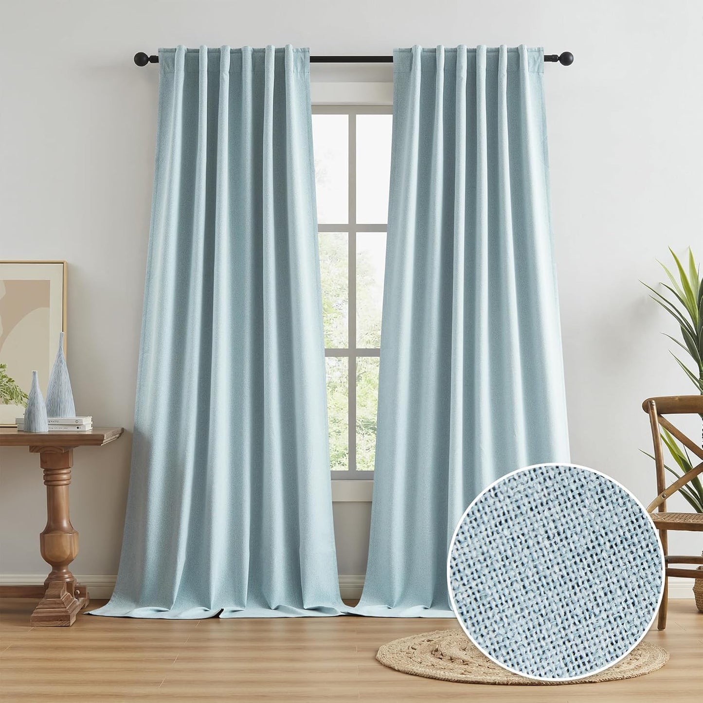 Thermal Insulated Blackout Curtains for Complete Darkness