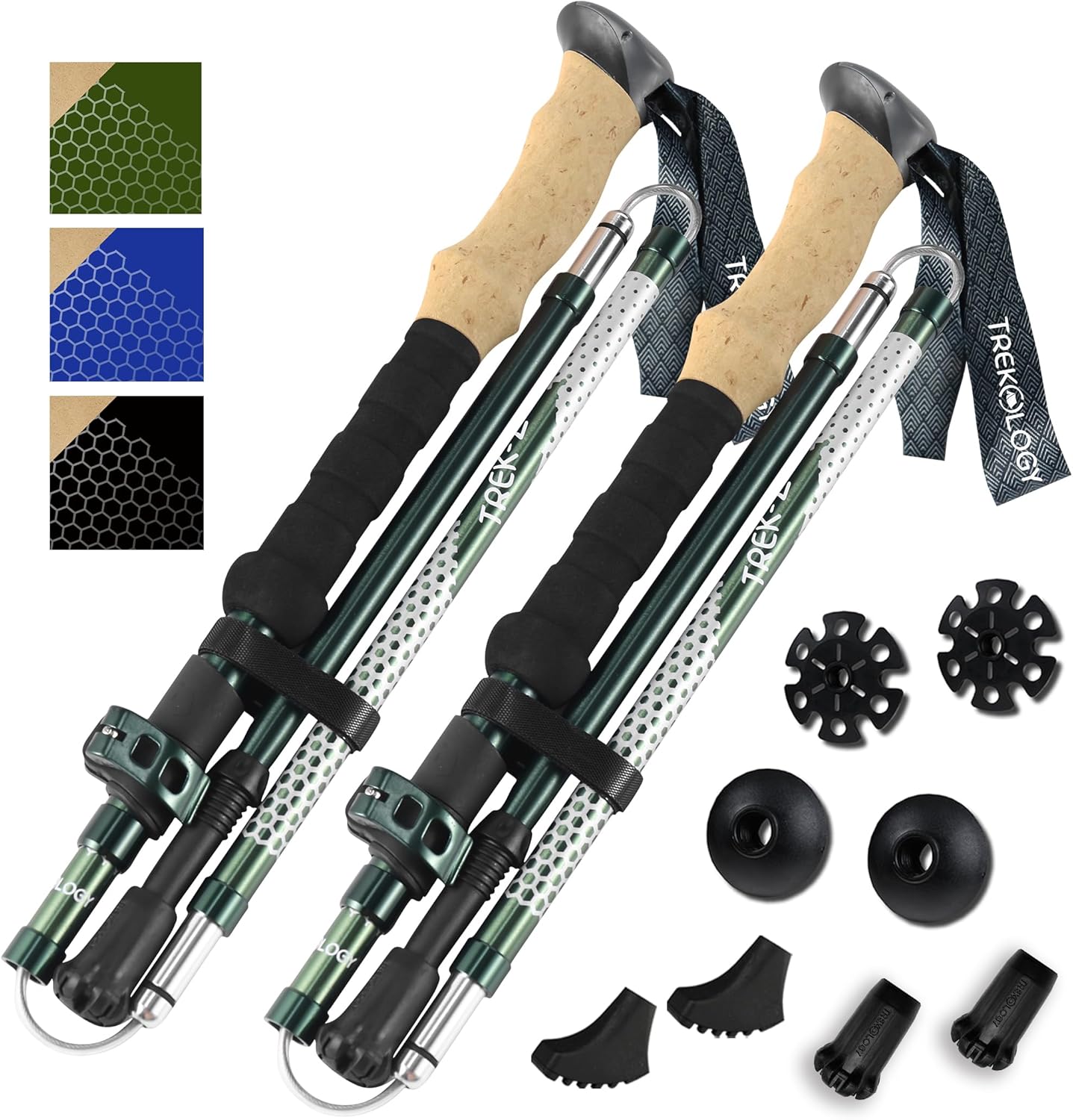 Trek-Z Collapsible Hiking Poles for Seniors and Outdoor Enthusiasts