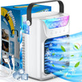 Portable Air Conditioners with 3 Speeds & 7 LED Lights for Comfort