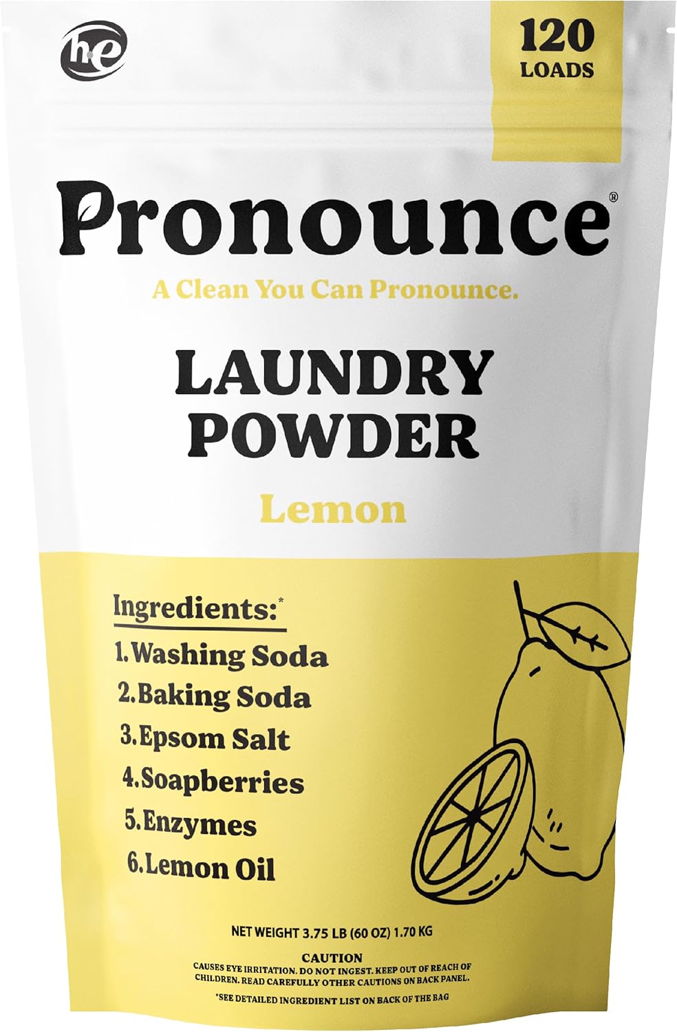 Pronounce Eco Laundry Powder | Safe for Sensitive Skin, Babies | Stain & Smell Fighting