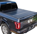 Hard Folding Truck Bed Tonneau Cover Compatible with Chevy Silverado