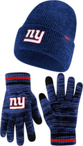 Super Soft NFL Knit Beanie and Gloves Set for Cozy Game Days
