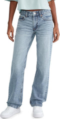 Womens Low Rise Baggy Jean - Vintage Rigid Medium Wash