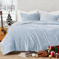 Geniospin Fleece Queen Comforter Set - Soft, Flannel Warmth for Winter
