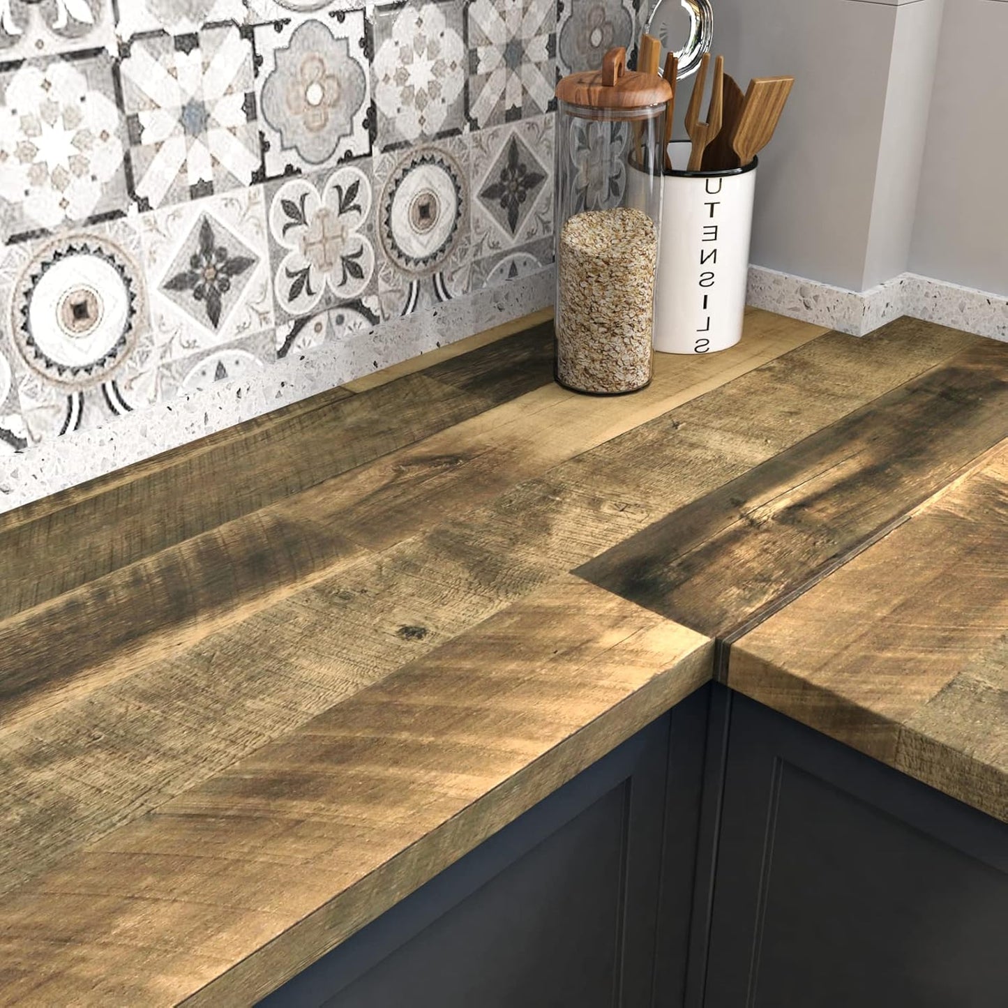 Large Wood Contact Paper for Countertops and Furniture Upgrade