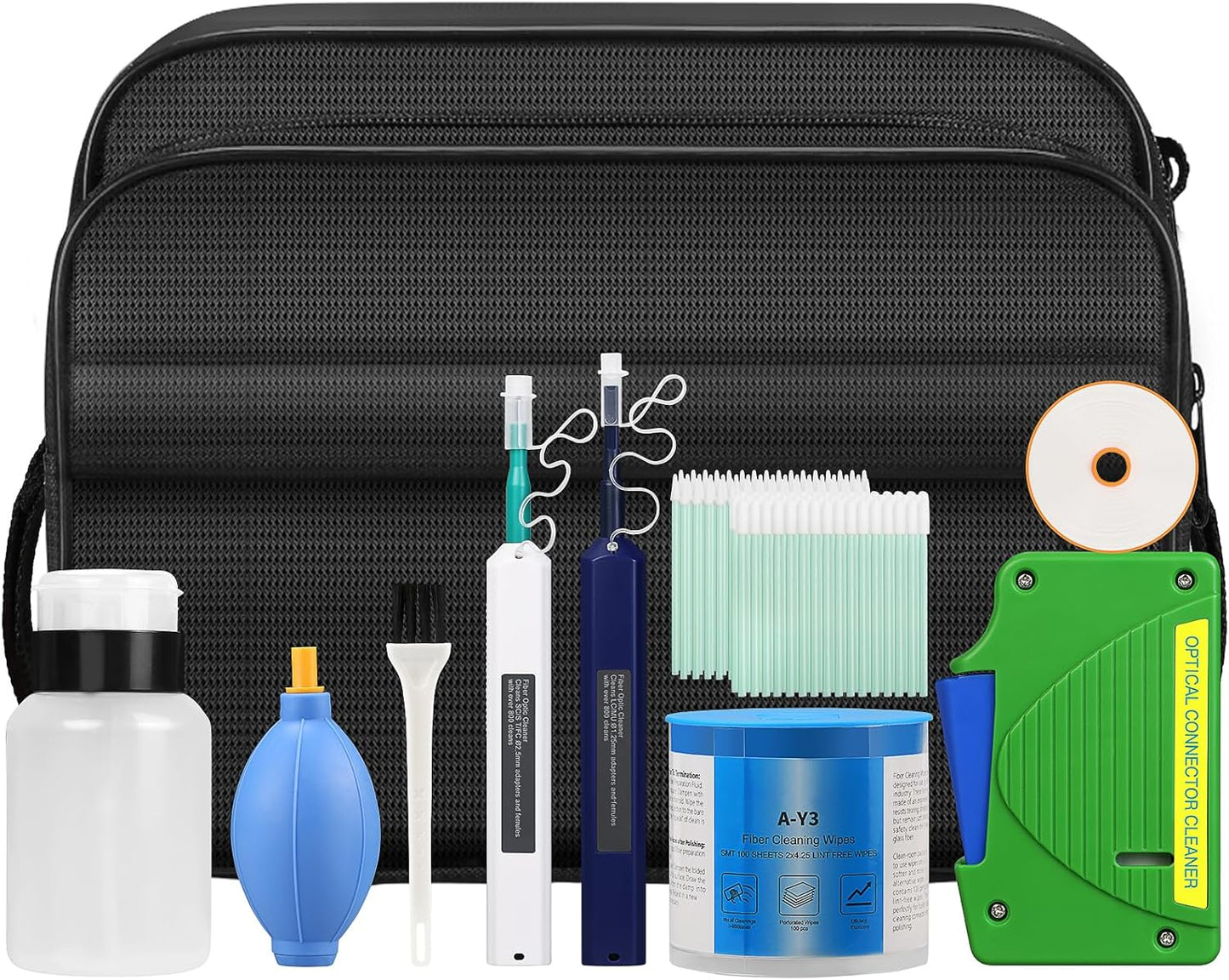 11 in 1 Fiber Optic Cleaning Kit for SC/FC/ST/LC Interfaces