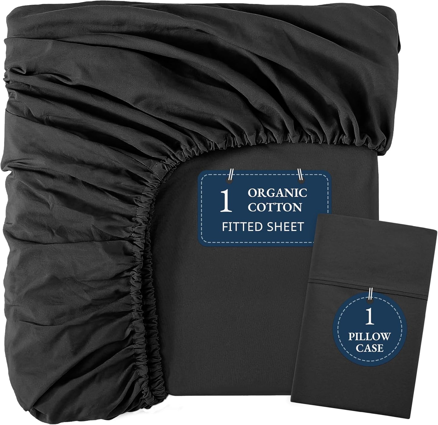 Organic Cotton Twin Fitted Sheets Set for Ultimate Comfort