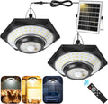 Dual Head Solar Shed Light with Remote Control for Outdoor Use