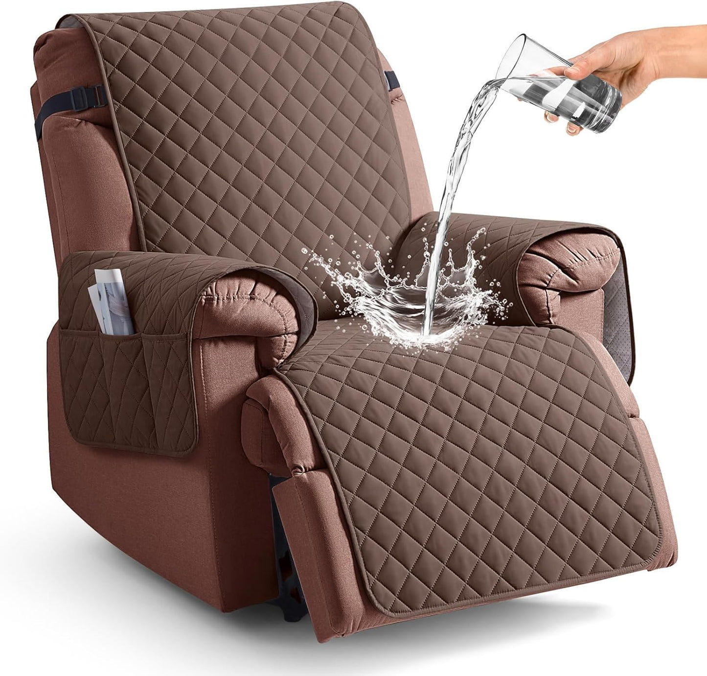 KinCam 100% Waterproof Recliner Chair Cover for Pets & Kids