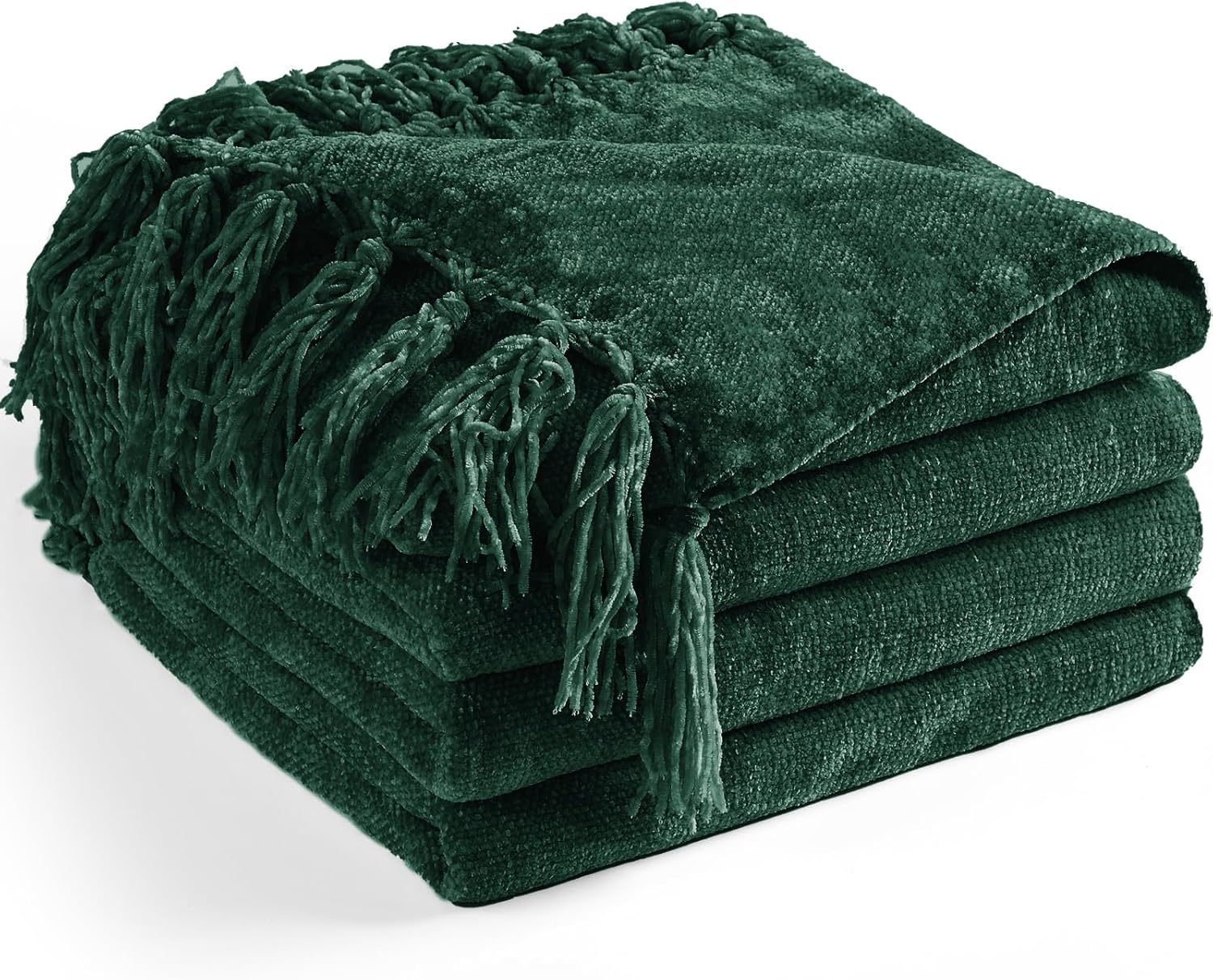 Chenille Throw Blanket for Couch 60in X 80in Soft Cozy Decor