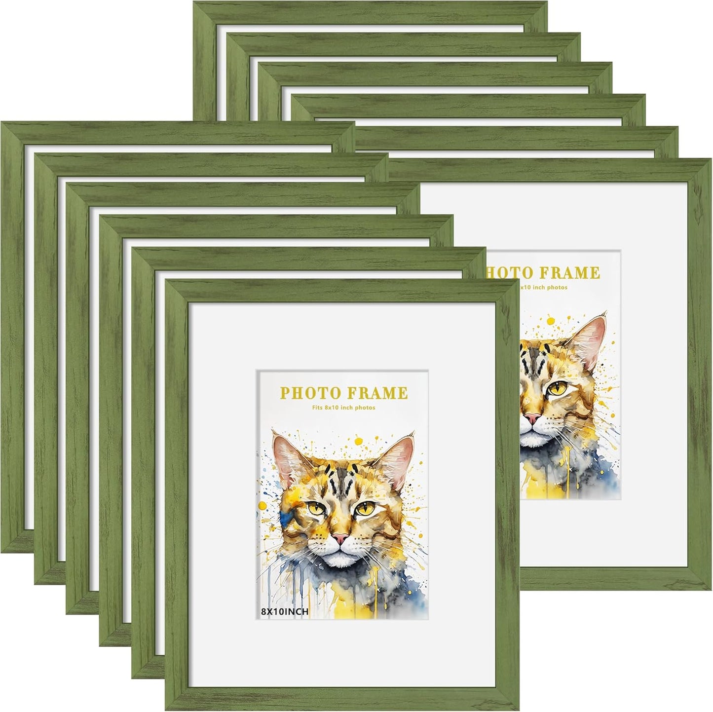 Picrit 8x10 Picture Frame Set of 12 for Stylish Displays