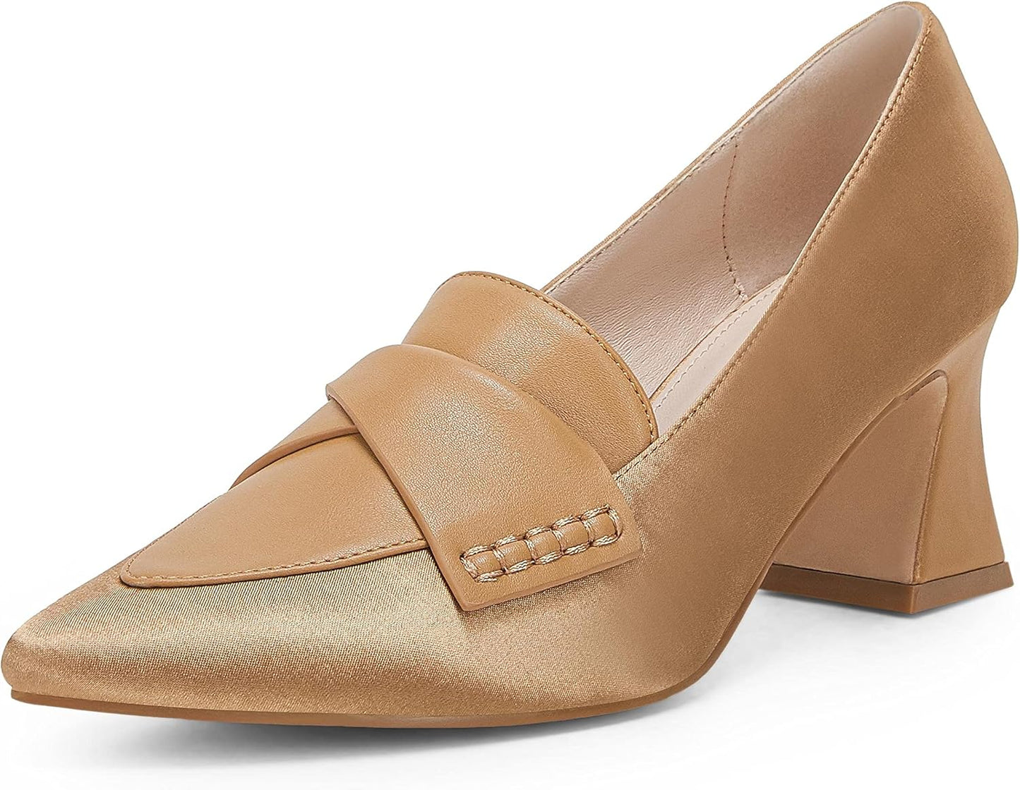 Women's Chunky Block Low Heels Pumps for Office and Dress