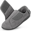 HomeTop Women's Corduroy Slippers for Diabetic Swollen Feet