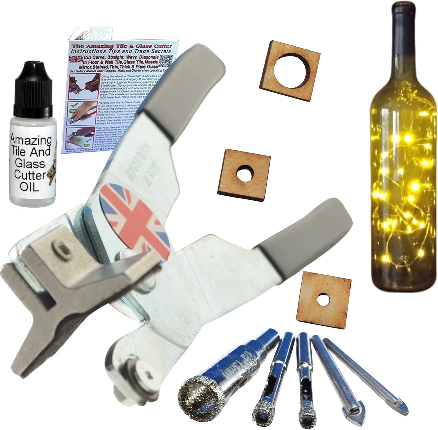 Stained Glass Cutting Kit with Tools for Perfect Glass Art