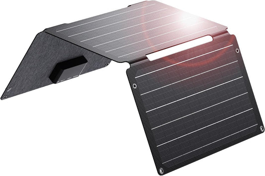 BigBlue 30W Solar Panel: Fast Charging, Portable, Waterproof