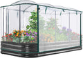 KING BIRD Raised Garden Bed with Cover for Vegetables and Flowers