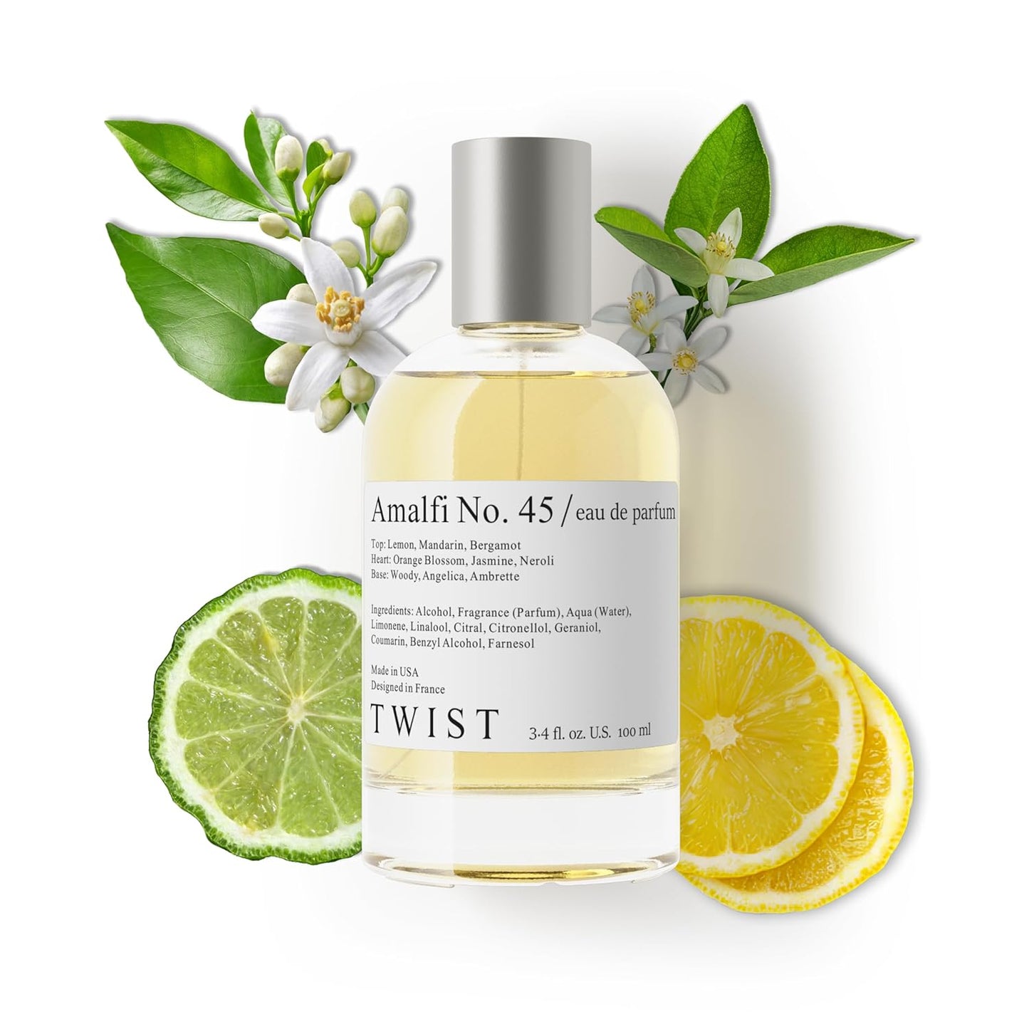 Twist Amalfi No. 45 Eau De Parfum - Unisex Citrus Fragrance