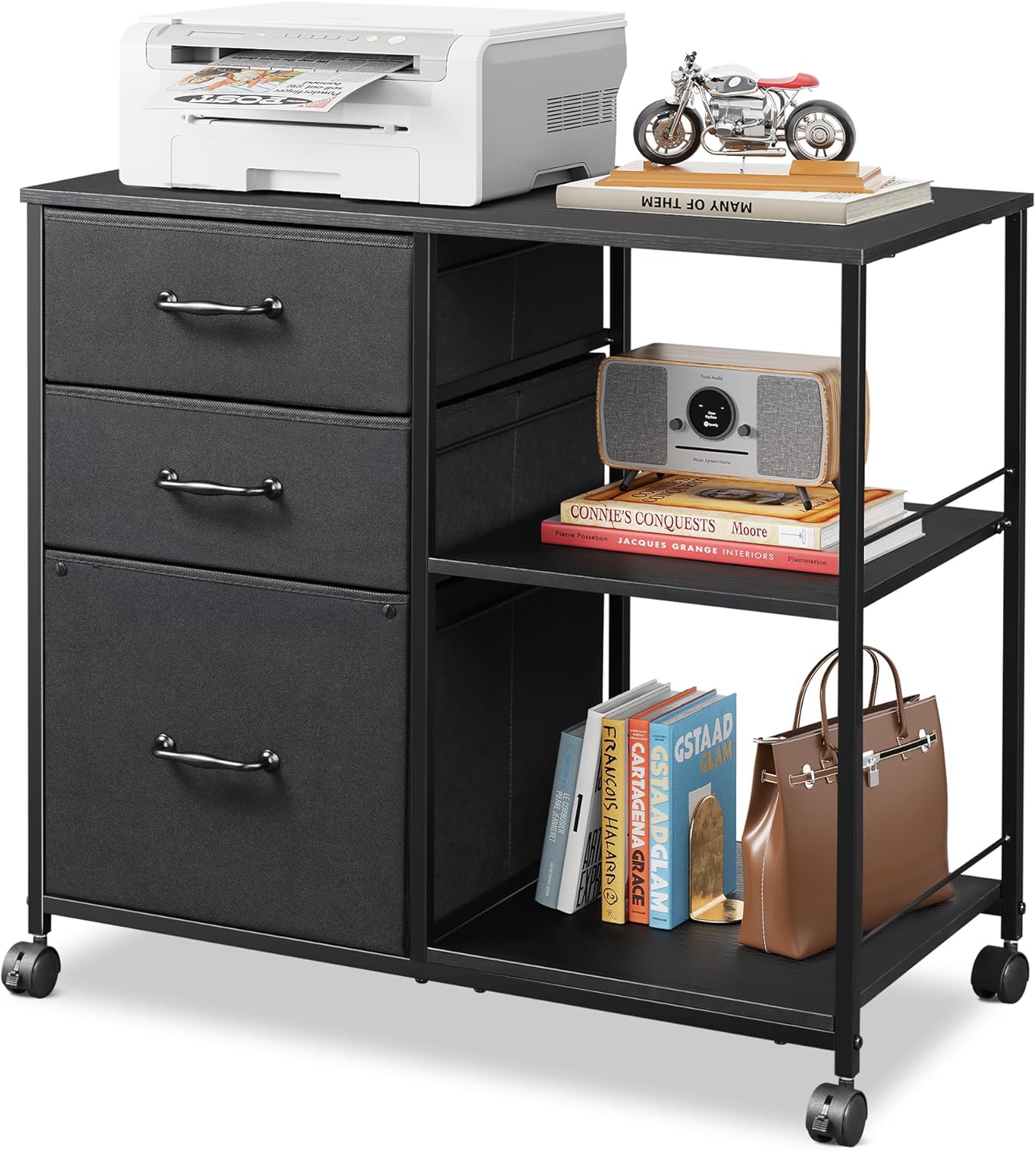 DEVAISE Mobile File Cabinet: Organize with Style!