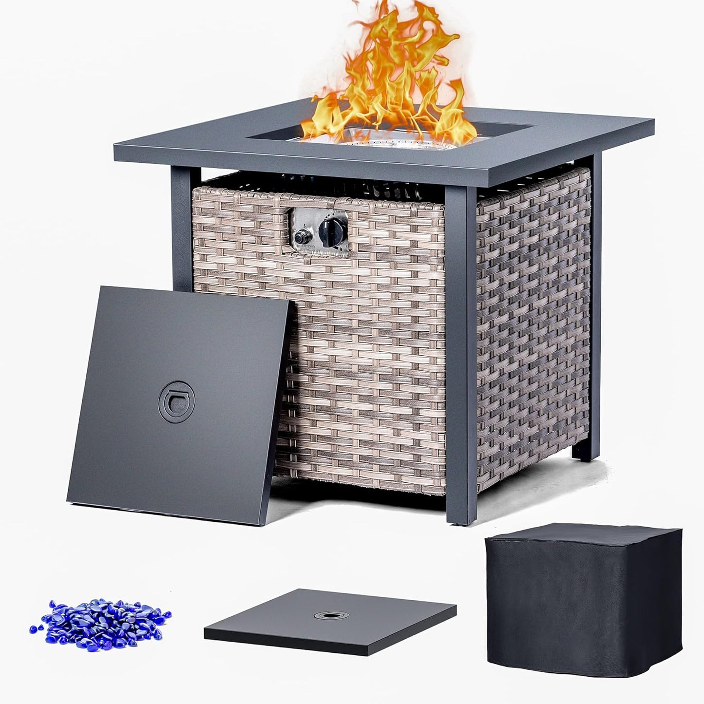 32inch Propane Fire Pit Table for Cozy Outdoor Gatherings