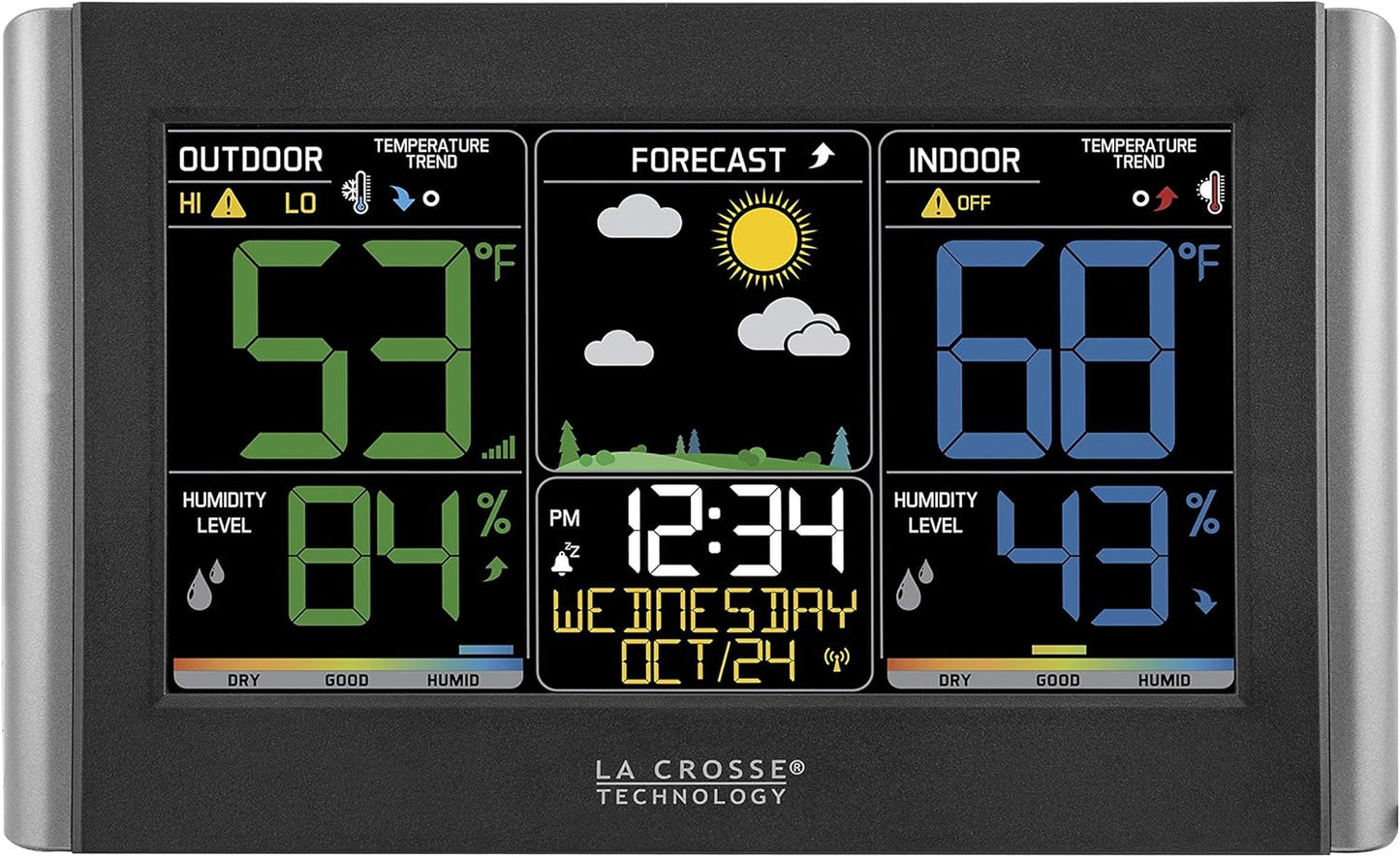 La Crosse Technology Weather Station with Custom Alerts & Forecast