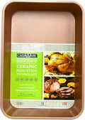 Grande Lasagna Roaster Pan 18 x 12 x 3 in - Rose Gold Granite
