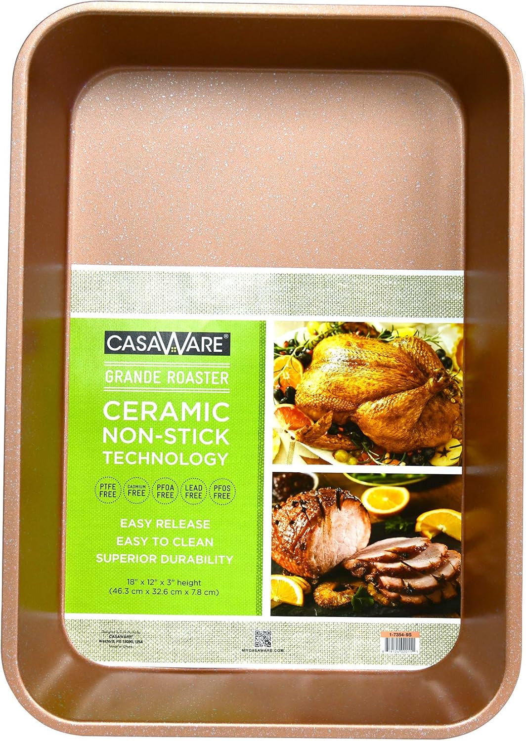 casaWare Grande Lasagna Pan - Extra Large Non-Stick Roaster