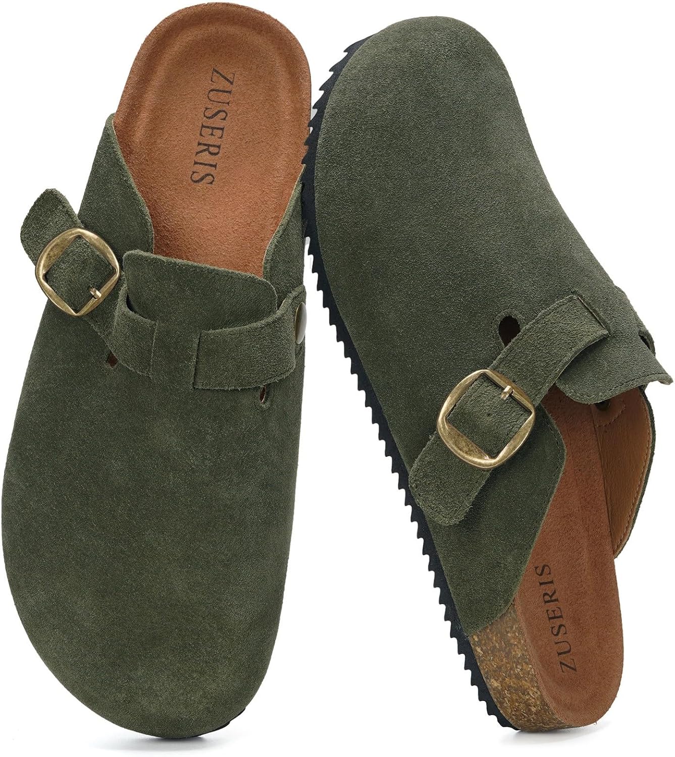 Comfortable Suede Clogs for Men and Women with Arch Support