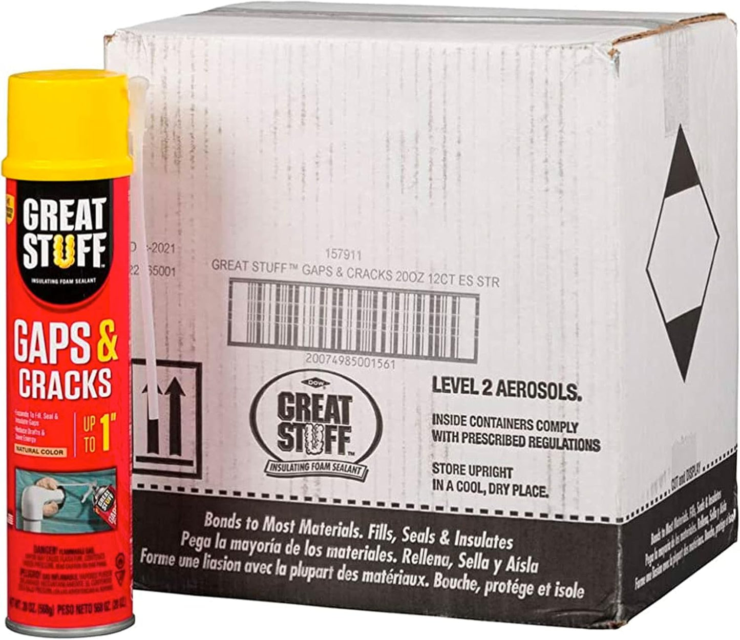 GREAT STUFF Gaps & Cracks Insulating Foam Sealant for Home Use