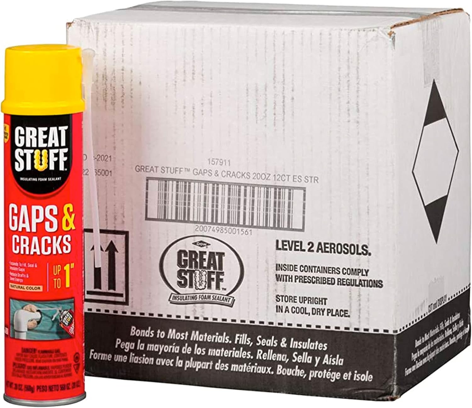 GREAT STUFF Gaps & Cracks Insulating Foam Sealant for Home Use