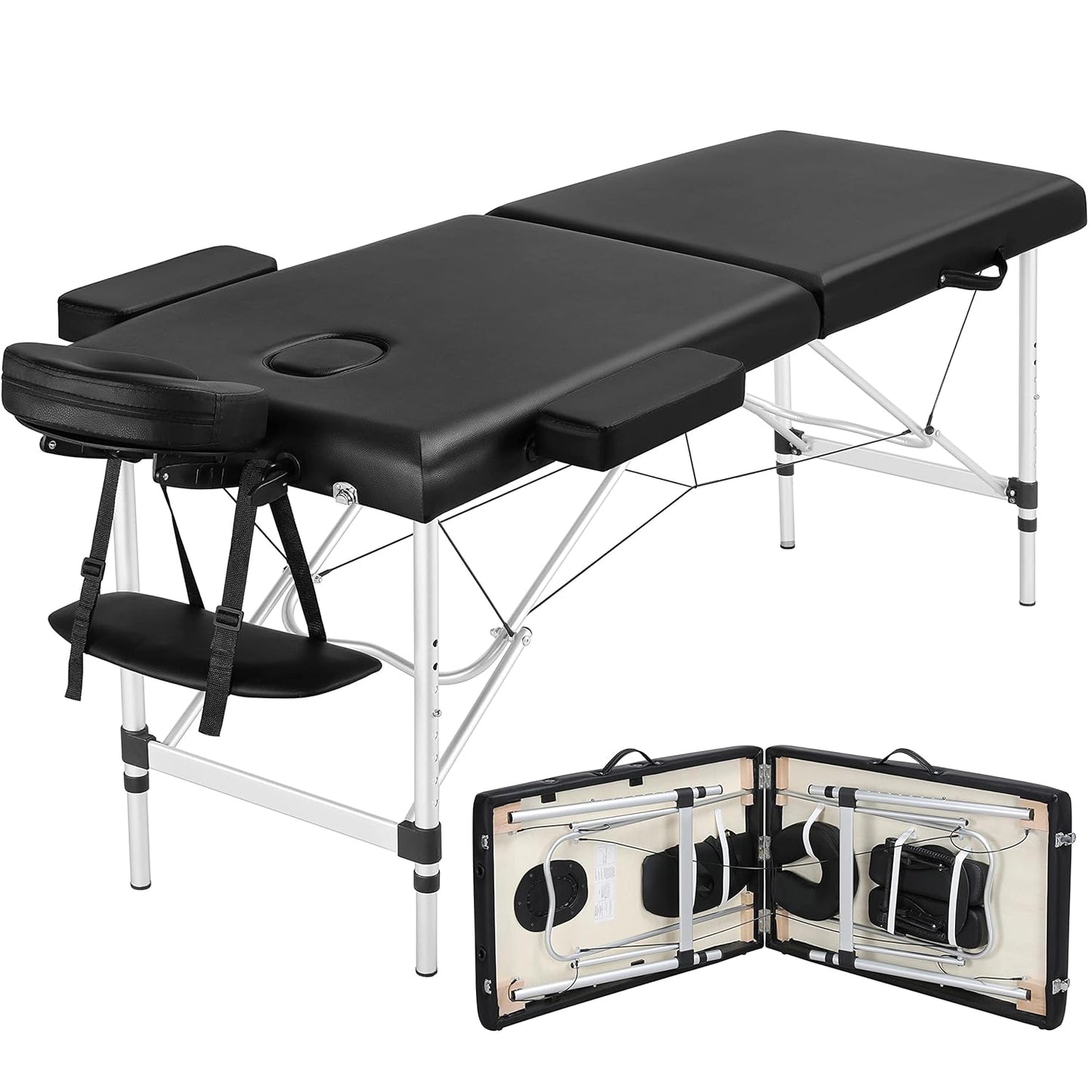 Yaheetech Portable Massage Bed for Spa and Salon Use