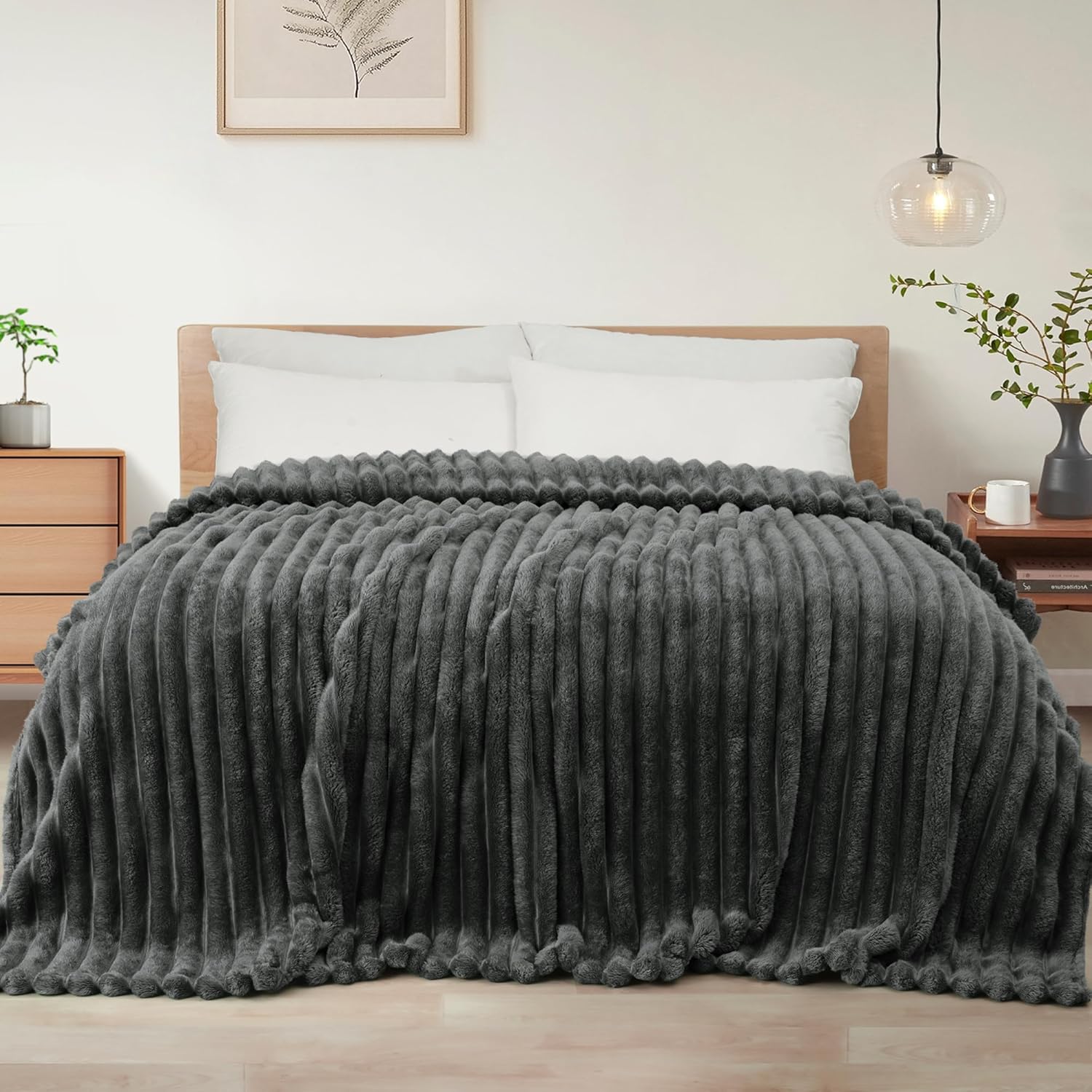 Exclusivo Mezcla King Size Flannel Fleece Blanket for All Seasons