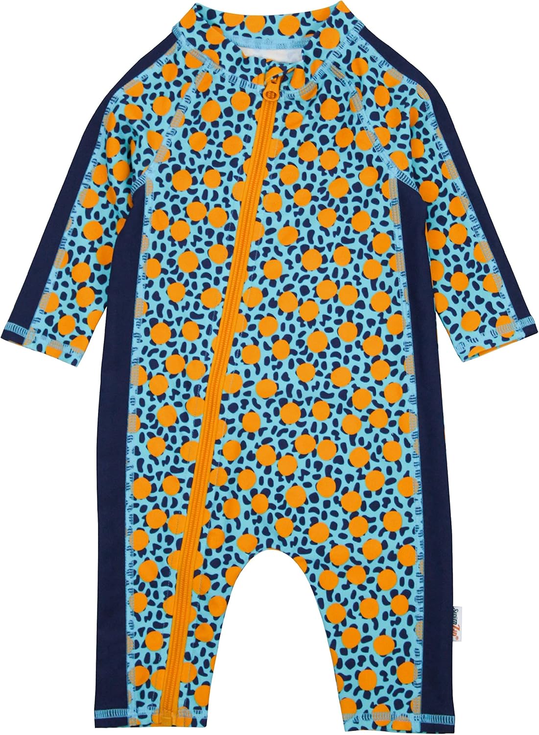 SwimZip Boys' Long-Sleeve UPF 50+ Swimsuit for Sun Protection