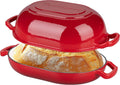 Enameled Cast Iron Sourdough Bread Oven - Versatile 7QT Dutch Oven