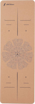 Cork Yoga Mat 72in x 24in x 5mm - Extra Thick Long Mat for Practice