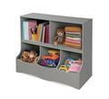 Badger Basket Multi-Bin Storage Cubby for Kids - Toy Organizer