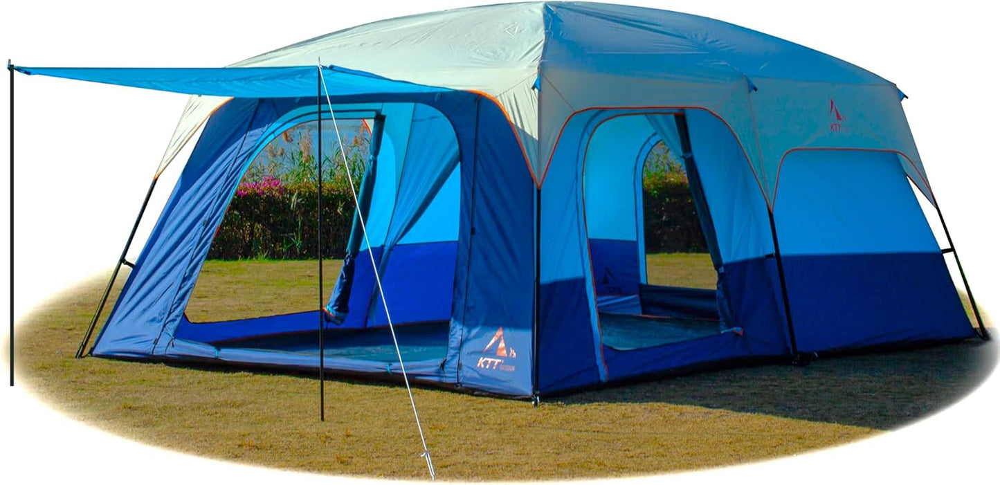 KTT Extra Large Family Tent - Spacious & Waterproof