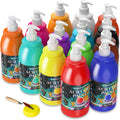 Acrylic Paint Sets for Adults 14 Colors 10oz Bottles - Rich Pigment