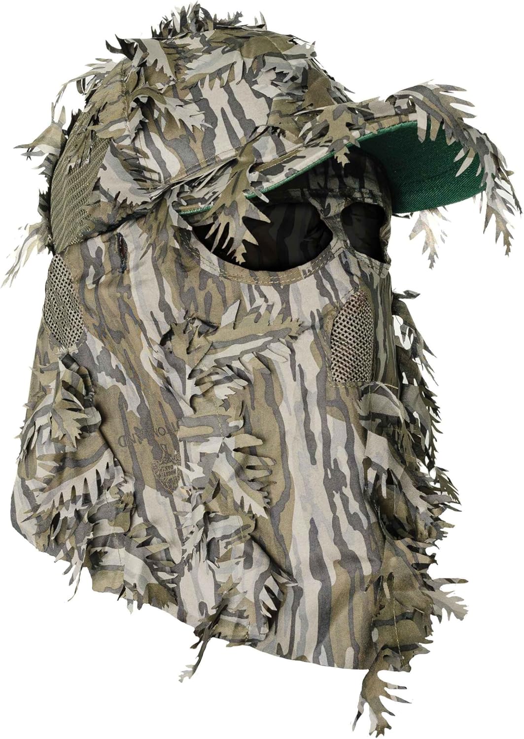 QuikCamo Lightweight 3D Leafy Camo Face Mask & Hat for Hunting