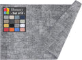 Faux Leather Heat Resistant Placemats Set of 6 - Waterproof, Easy