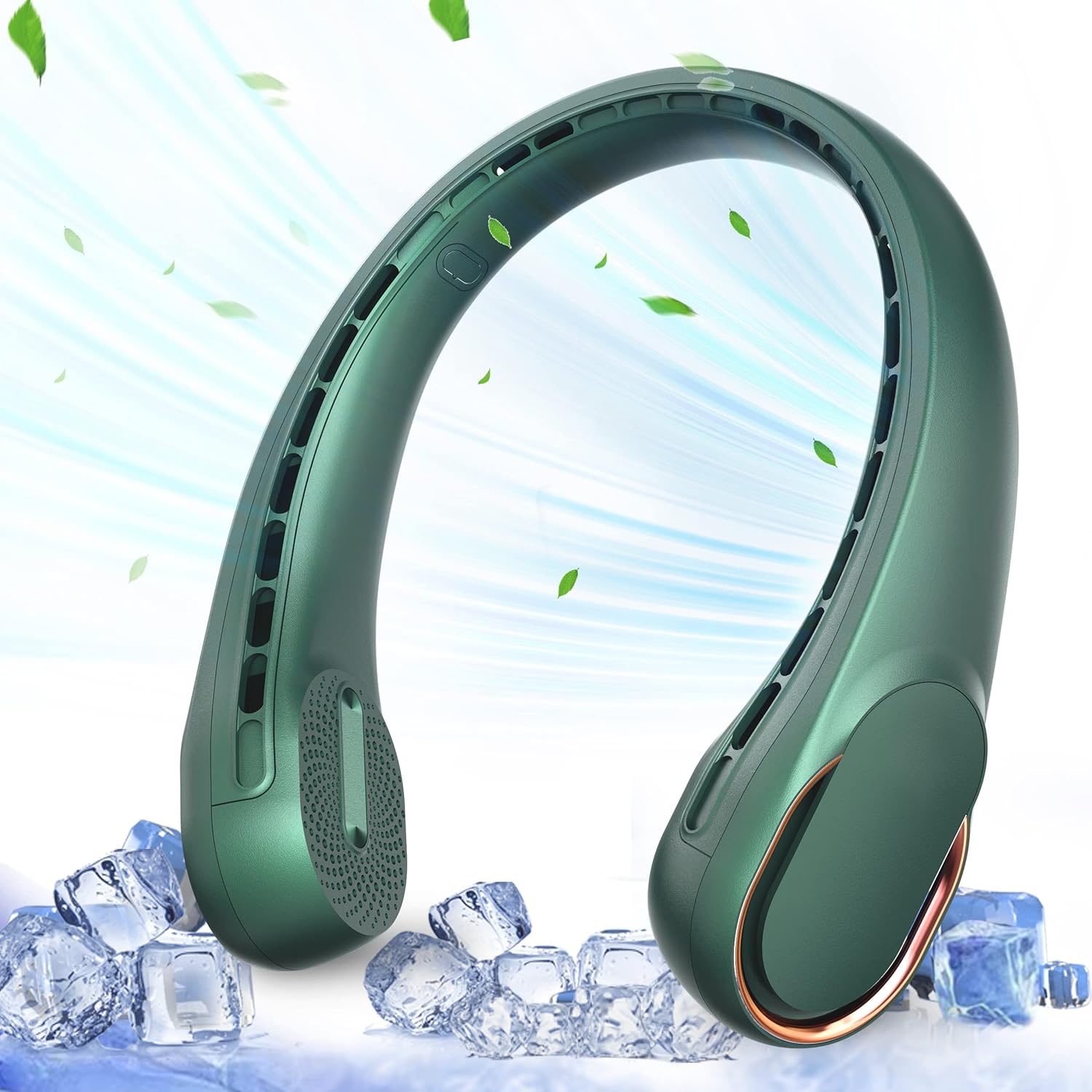 Portable Bladeless Neck Fan for Faster Cooling and Comfort