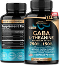 GABA L-Theanine 900 mg - Calm Sleep Relaxation Support