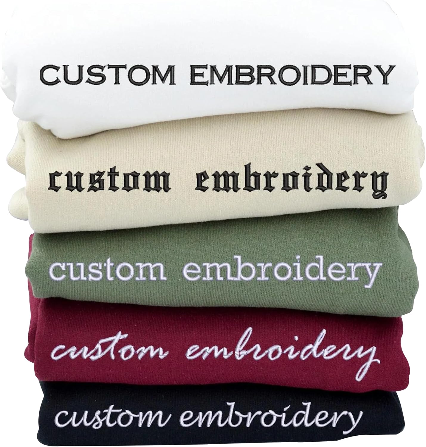 Personalized Custom Embroidered Sweatshirt - Mother's Day Gift
