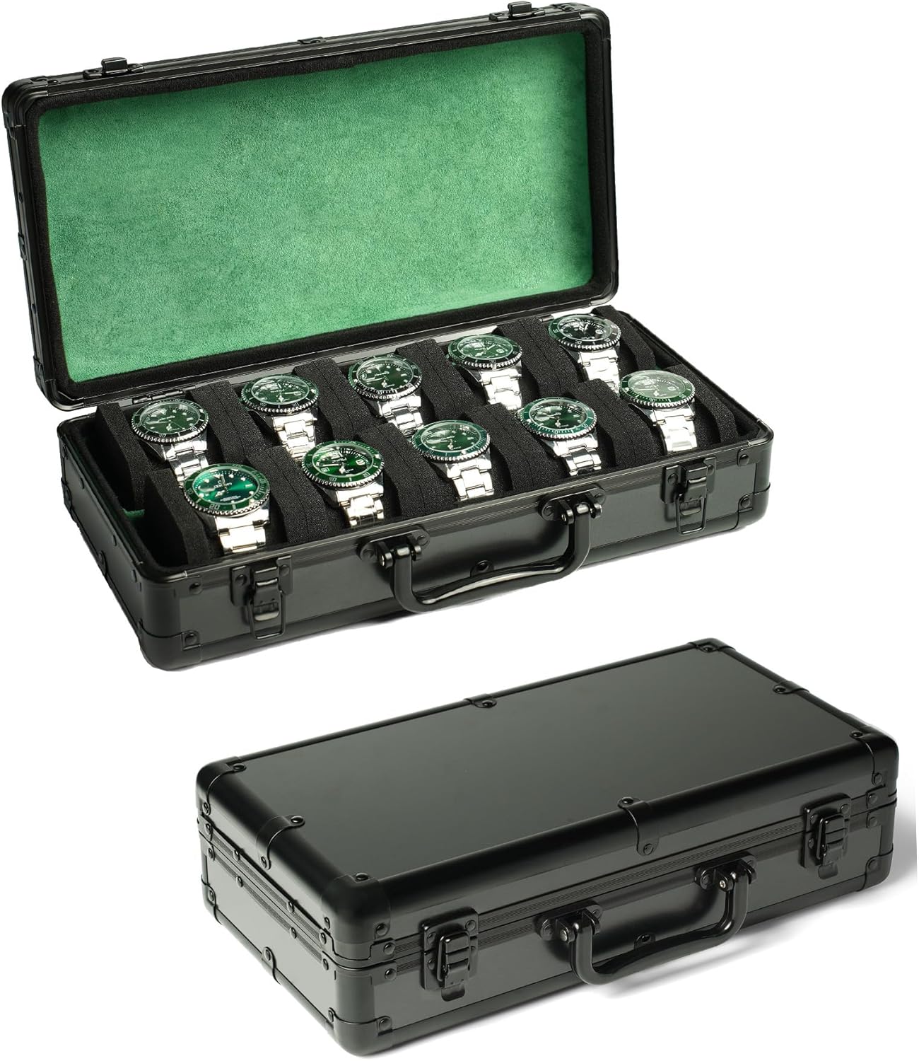 10 Slots Watch Organizer Case for Safe Storage and Travel