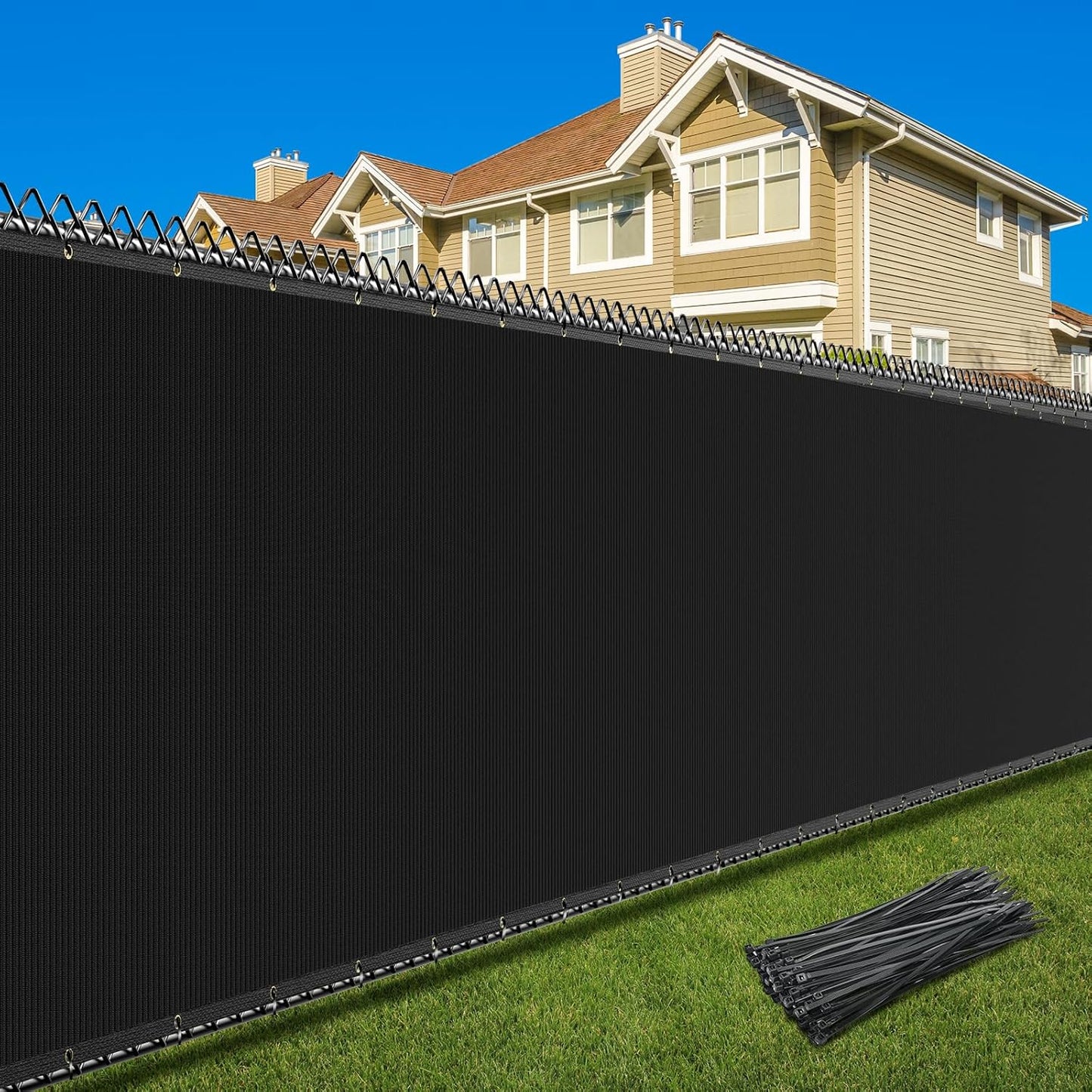 5X50FT Privacy Screen Fence for Garden and Yard Protection