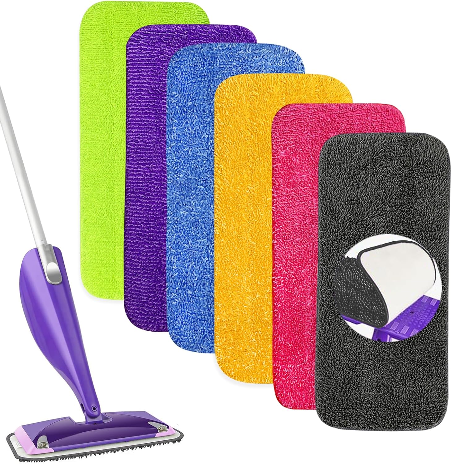 Washable Microfiber Swiffer Pads - 6 Pack