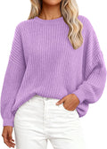 Fall Sweaters for Women 2025 Fashion Long Sleeve Knit Tops