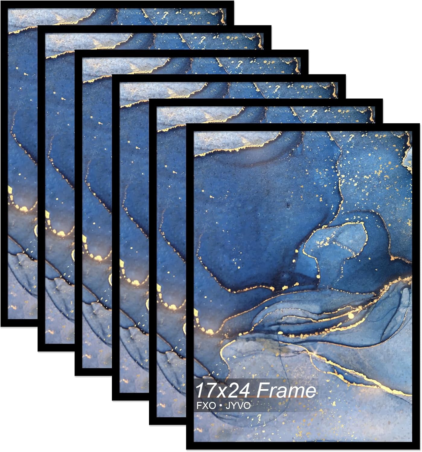 17x24 Picture Frame Set of 6 for Stunning Wall Displays