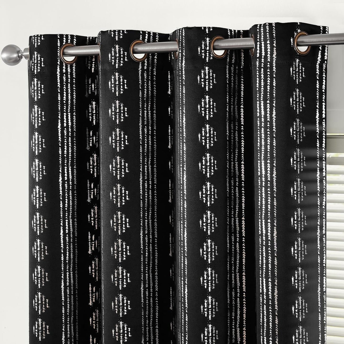 Blackout Boho Curtains for Bedroom and Living Room Decor