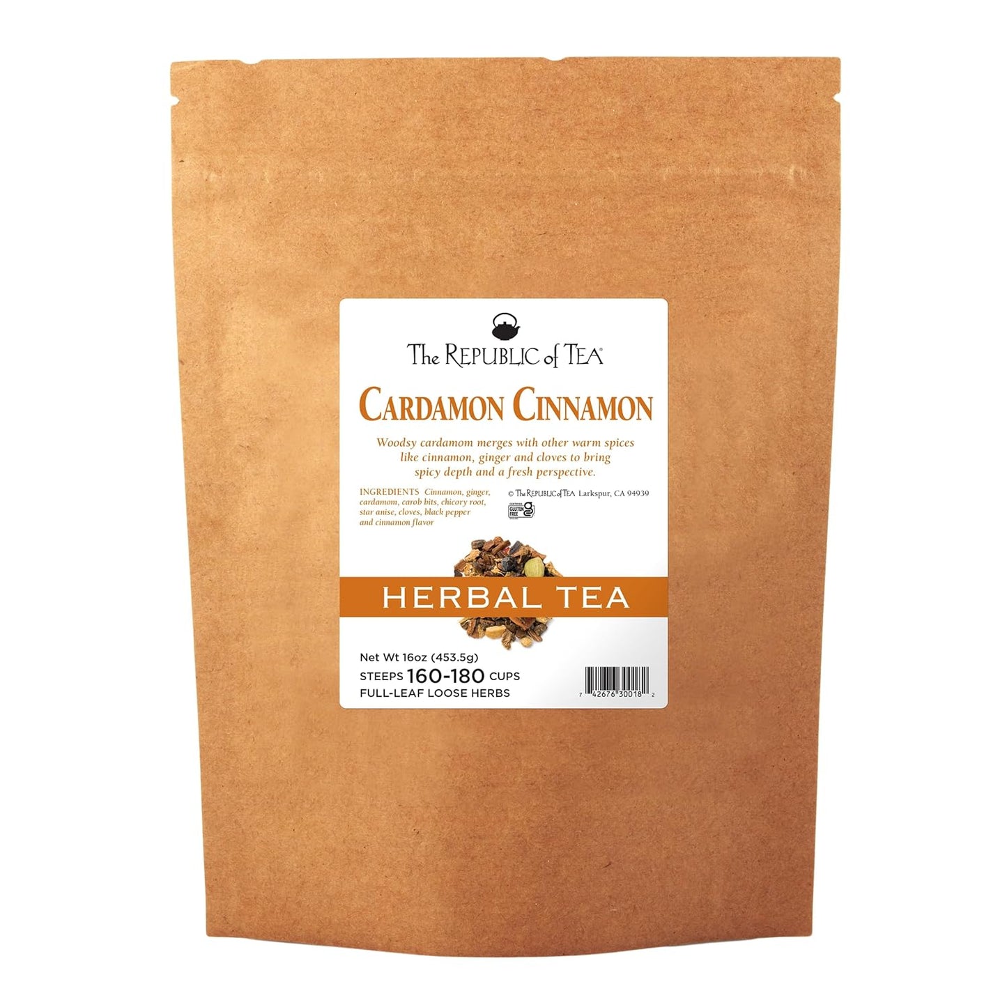 Cardamon Cinnamon Herbal Full-Leaf Tea for Flavorful Brews